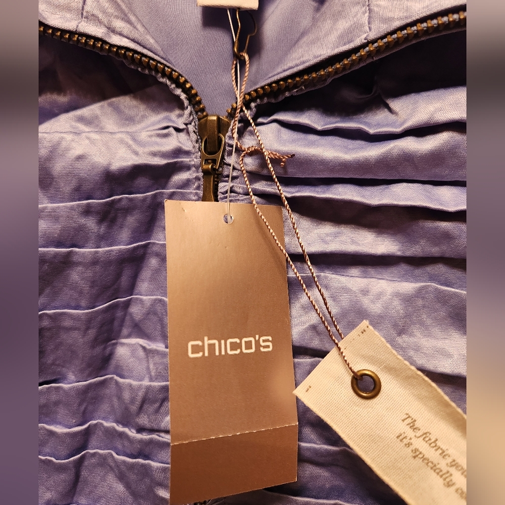 Chico's Purple Rain Jacket - Picture 6 of 8